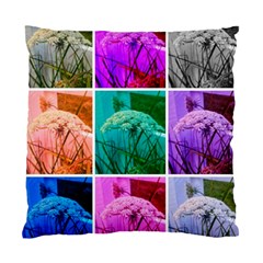 Color Block Queen Annes Lace Collage Standard Cushion Case (one Side) by okhismakingart