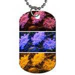 Primary Color Queen Anne s Lace Dog Tag (One Side) Front