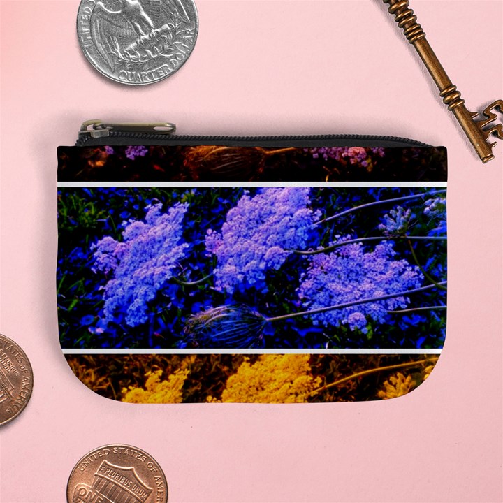 Primary Color Queen Anne s Lace Mini Coin Purse