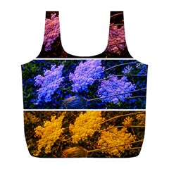 Primary Color Queen Anne s Lace Full Print Recycle Bag (l) by okhismakingart