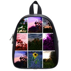 Sunflower Collage School Bag (small) by okhismakingart