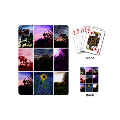 Sunflower Collage Playing Cards (mini) by okhismakingart