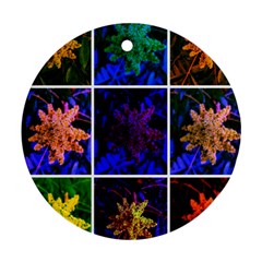 Sumac Collage Ornament (round) by okhismakingart