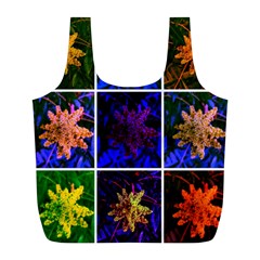 Sumac Collage Full Print Recycle Bag (l) by okhismakingart