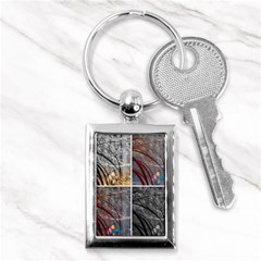 Winter Tulips Key Chains (rectangle)  by okhismakingart