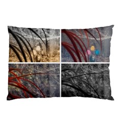 Winter Tulips Pillow Case (two Sides) by okhismakingart