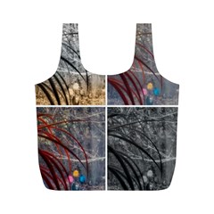 Winter Tulips Full Print Recycle Bag (m) by okhismakingart