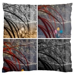 Winter Tulips Standard Flano Cushion Case (two Sides) by okhismakingart