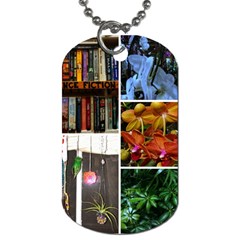 Floral Collage Dog Tag (one Side) by okhismakingart