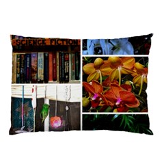 Floral Collage Pillow Case by okhismakingart