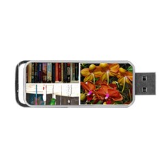 Floral Collage Portable Usb Flash (one Side) by okhismakingart