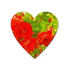 Red Roses Heart Magnet