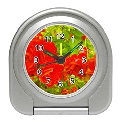 Red Roses Travel Alarm Clock