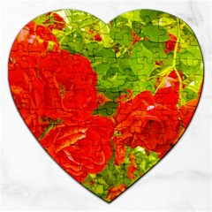 Red Roses Jigsaw Puzzle (heart) by okhismakingart