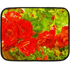 Red Roses Fleece Blanket (Mini)