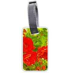 Red Roses Luggage Tags (One Side) 