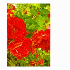 Red Roses Small Garden Flag (Two Sides)