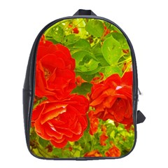 Red Roses School Bag (XL)