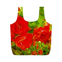 Red Roses Full Print Recycle Bag (M)