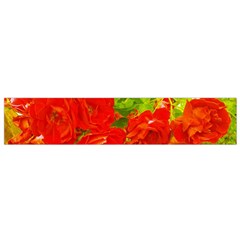 Red Roses Small Flano Scarf