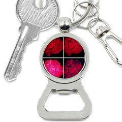 Geranium Collage Bottle Opener Key Chains by okhismakingart