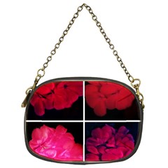 Geranium Collage Chain Purse (one Side) by okhismakingart