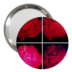 Geranium Collage 3  Handbag Mirrors by okhismakingart