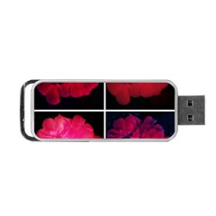 Geranium Collage Portable Usb Flash (two Sides) by okhismakingart