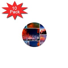 Sunset Collage 1  Mini Buttons (10 Pack)  by okhismakingart