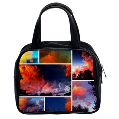 Sunset Collage Classic Handbag (two Sides) by okhismakingart