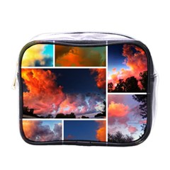 Sunset Collage Mini Toiletries Bag (one Side)