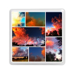 Sunset Collage Memory Card Reader (square) by okhismakingart