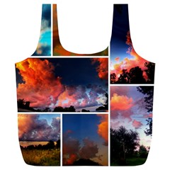 Sunset Collage Full Print Recycle Bag (xl) by okhismakingart