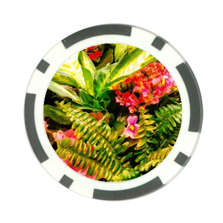 Fern Jungle Poker Chip Card Guard