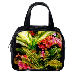 Fern Jungle Classic Handbag (one Side) by okhismakingart