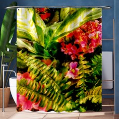 Fern Jungle Shower Curtain 60  X 72  (medium)  by okhismakingart