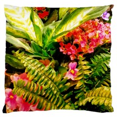 Fern Jungle Standard Flano Cushion Case (one Side) by okhismakingart