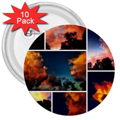 Sunset Collage Ii 3  Buttons (10 Pack)  by okhismakingart