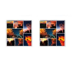 Sunset Collage Ii Cufflinks (square) by okhismakingart