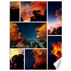 Sunset Collage Ii Canvas 36  X 48  by okhismakingart