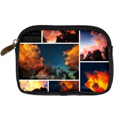 Sunset Collage Ii Digital Camera Leather Case by okhismakingart