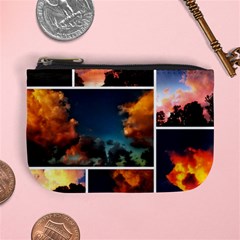 Sunset Collage Ii Mini Coin Purse by okhismakingart