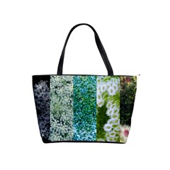 Queen Annes Lace Vertical Slice Collage Classic Shoulder Handbag by okhismakingart