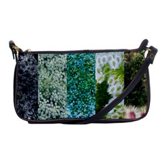 Queen Annes Lace Vertical Slice Collage Shoulder Clutch Bag by okhismakingart