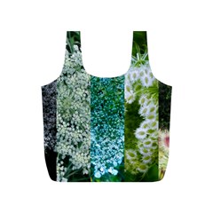 Queen Annes Lace Vertical Slice Collage Full Print Recycle Bag (s) by okhismakingart