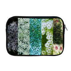 Queen Annes Lace Vertical Slice Collage Apple Macbook Pro 17  Zipper Case by okhismakingart