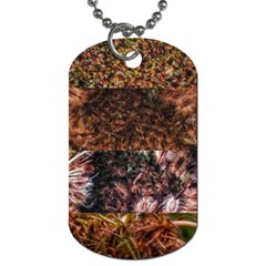 Queen Annes Lace Horizontal Slice Collage Dog Tag (two Sides) by okhismakingart