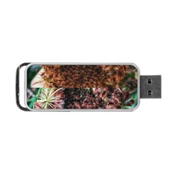 Queen Annes Lace Horizontal Slice Collage Portable Usb Flash (one Side) by okhismakingart