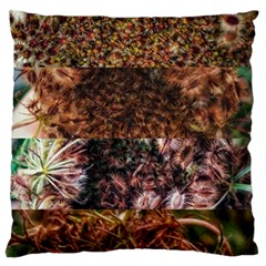 Queen Annes Lace Horizontal Slice Collage Standard Flano Cushion Case (one Side) by okhismakingart