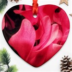 PINK Heart Ornament (Two Sides) Front